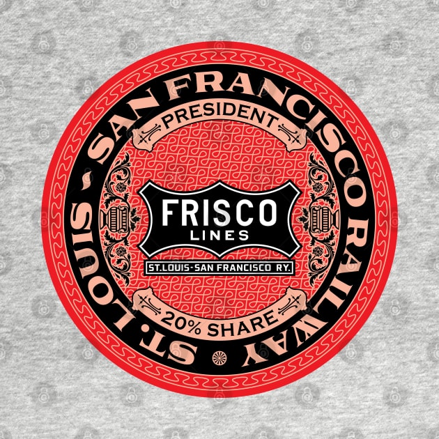 St Louis San Francisco Railway - Frisco Lines (18XX Style) by Railroad 18XX Designs